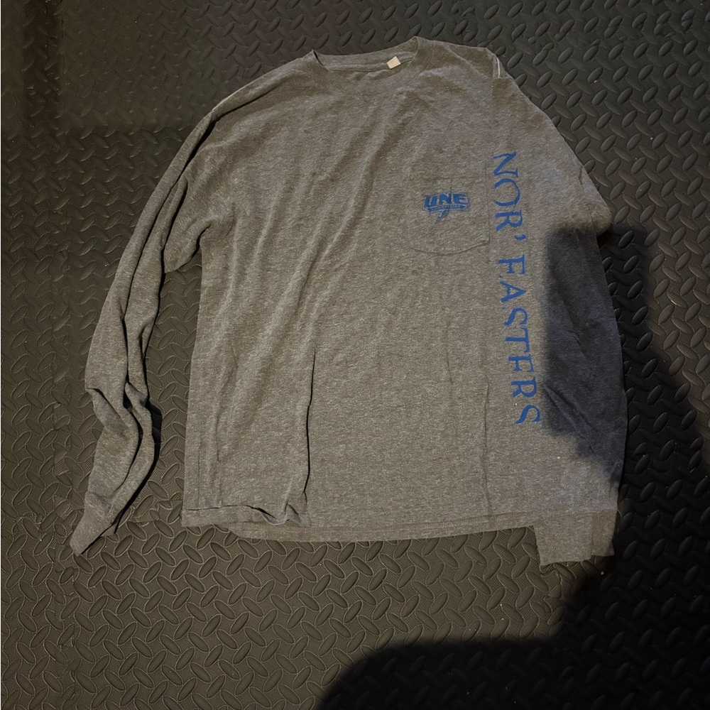 UNE Gray Long Sleeve Shirt